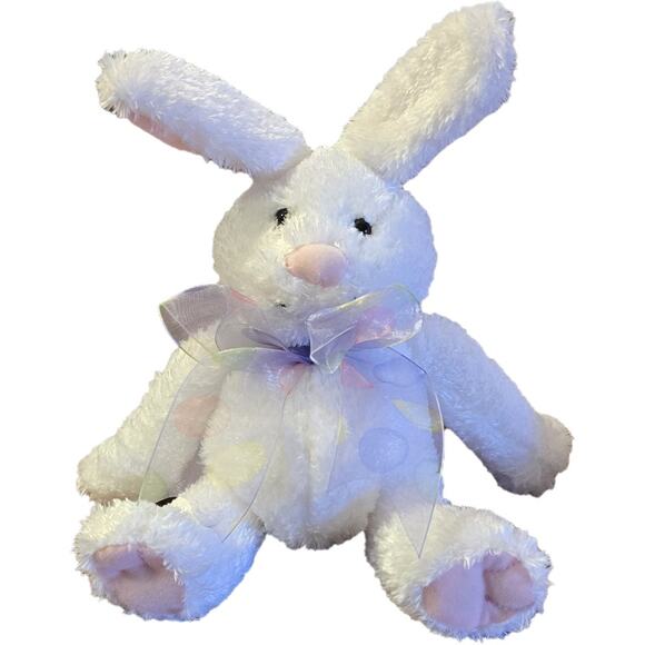 Hallmark White Easter Bunny EUC - Picture 1 of 5